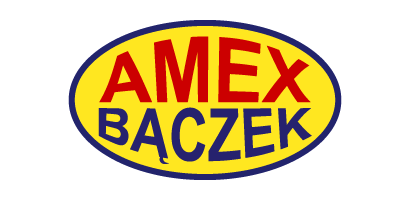 Pierwsze logo AMEX-BĄCZEK