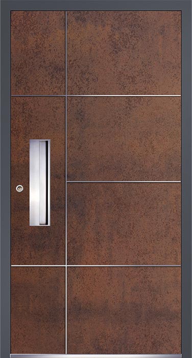 Panel doors AB-CE 01 corten