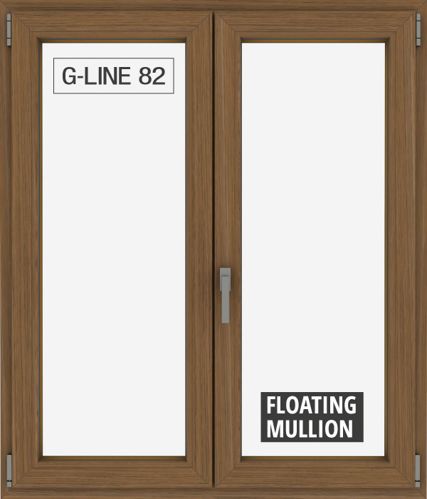 G-LINE 82 floating mullion winchester